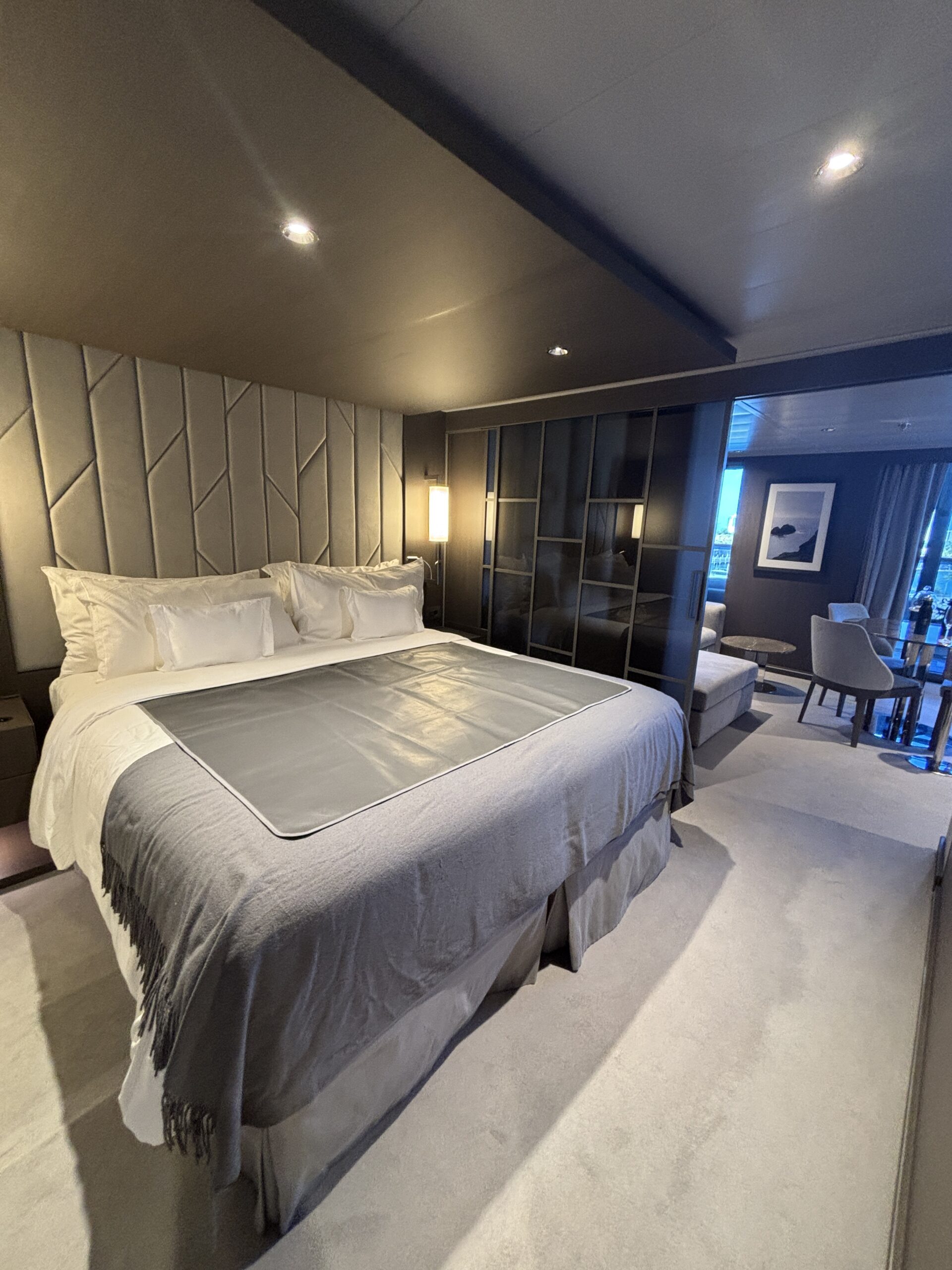 junior suite on a luxury cruise ship is a great splurge when traveling