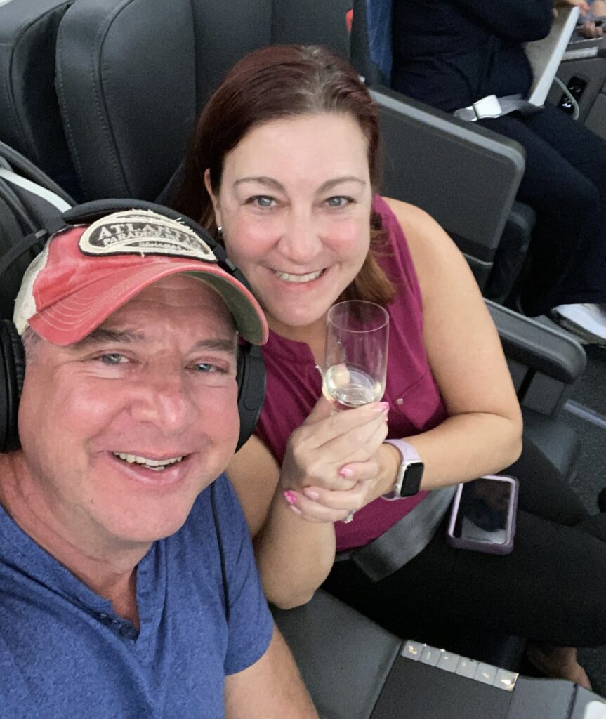 business class featuring lay flat seats is a good splurge when traveling